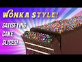 Satisfying Cake Slices - Wonka Style! ASMR