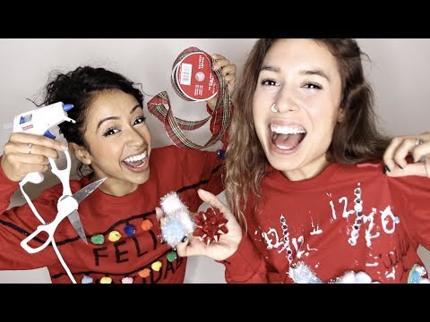 MAKING UGLY SWEATERS!! w/ Liza Koshy MAKING UGLY SWEATERS!! w/ Liza Koshy