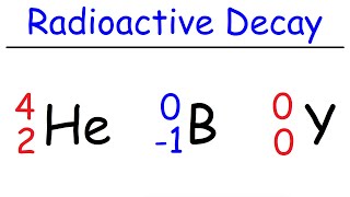Alpha Decay, Beta Decay, Gamma Decay - Electron Capture, Positron Production - Nuclear Chemistry