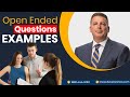 Examples Of Open Ended Questions In Sales