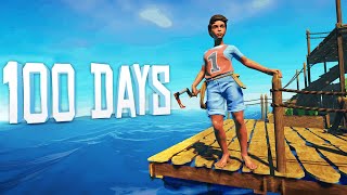 I Survived 100 Days In RAFT #1