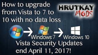 Tutorial: Upgrading Windows Vista to 7 to 10 Without Data Loss (a.k.a. No Clean Install Needed)