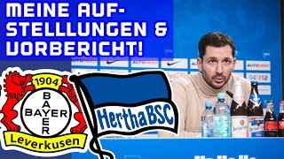 Bayer Leverkusen vs. Hertha BSC Vorbericht & Analyse. Tipp für den 23. Spieltag!