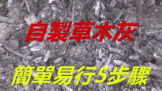 庭院自製草木灰 簡單易行5步驟 方便實用 獲得鉀肥不用愁 不妨您也試試看