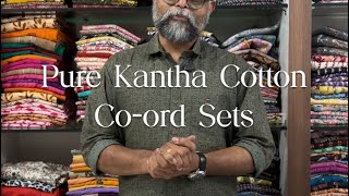 Pure Kantha Cotton Co-ord Sets|Warli Prints|PureCotto n|#coordsets #kanthacotton #coords