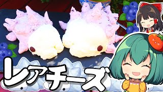 【オーブン不要】ユキハミの簡単！混ぜるだけブルーベリーレアチーズケーキつくってみた！【料理】【ゆっくり実況】