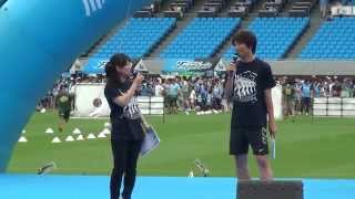 2015年7月4日 川崎フロンターレ2015ファン感謝デー [1/23] 開会式/こもりすみえさん・中西哲生さんオープニングトーク