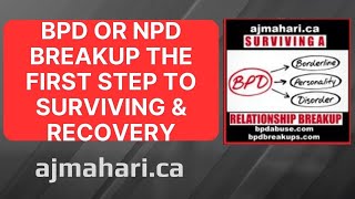 BPD or NPD Breakup The First Step to Surviving & Recovery