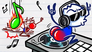 Max The Disc-Jerkey Masters the Dance Floor | Funny Cartoon Animation | Animated Short Films