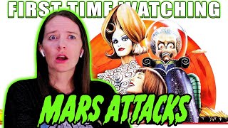 Mars Attacks (1996) | Movie Reaction | First Time Watching | They Come In Peace?!?