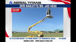 2015 Haulotte/Bil Jax 45XA *FOR SALE* #haulotte #constructionequipment