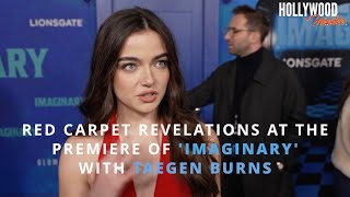 Taegen Burns Spills Secrets on 'Imaginary' World Premiere | DeWanda Wise, Tom Payne, Taegen Burns