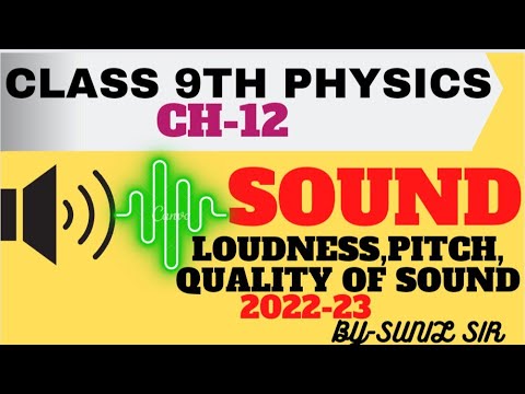 Loudness, Pitch And Intensity Of Sound ||Sound || Cbse Class 9 Physics ...