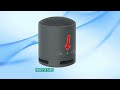 how to connect sony srs xb100 bluetooth speaker to your iphone step by step tutorial