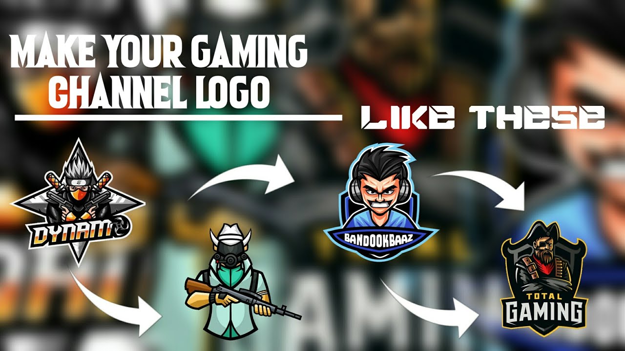 How To Make Gaming Logo || Gaming Logo For Youtube Channel | Gaming ...