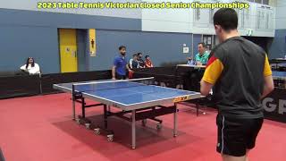 Dillon Chambers vs Sanish Ambekar - MO Final - 2023 Table Tennis Victorian Closed Championships