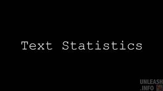 Text Statistics in Scrivener