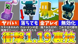 マイクラ1.19 上級者でも驚く最新のチート裏技＆小ネタ６選【まいくら・マインクラフト】