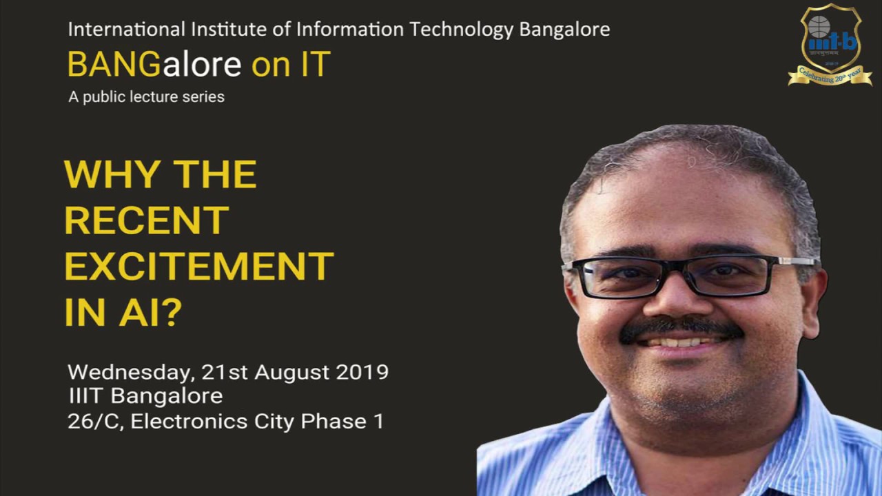 BANGalore ON IT-Talk By Prof. B. Ravindran, IIT Madras (August 21, 2019 ...