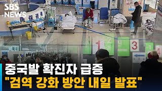 중국발 확진자 급증…\