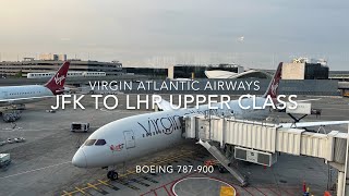 Upper Class Virgin Atlantic New York JFK to LHR Heathrow Boeing 787-900 May 9 2023