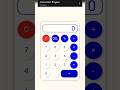 Calculator Using html, css and javascript. #shorts