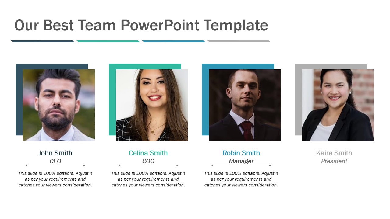 Our Best Team PowerPoint Presentation Template | Free PowerPoint Templates | Kridha Graphics ...