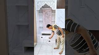 New mandir design #Wood work #YouTube short #Subscribe...