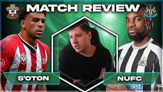 WE NEED A MIRACLE TO WIN THIS TIE 🙏 | SOUTHAMPTON VS NEWCASTLE | MATCH REVIEW