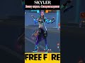 skyler character on fire 🔥 best skillcombination shorts freefire garena