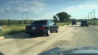 W140 on the road