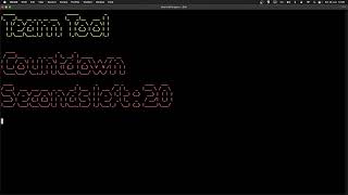 Python ASCII Art text Example using pyfiglet