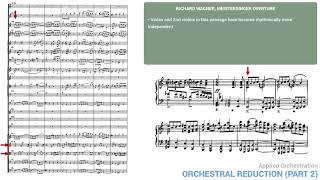 Applied Orchestration #21: orchestral reduction for piano part 2