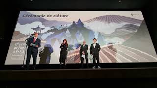 🇰🇷🎬🏆🥇🥈🥉  19è Festival du Film Coréen à Paris au Publicis cinémas - cérémonie de clôture & palmarès