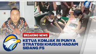 Ketua Komjak RI Punya Strategi Khusus Hadapi Sidang FS