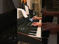 Duel Eye to Eye by Propaganda - Keyboard cover (with Kaoss) on Korg PA5X.