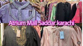 Atrium Mall Affordable footwear,Bags,branded,dress,jewellery & kid's shopping in local mall Karachi