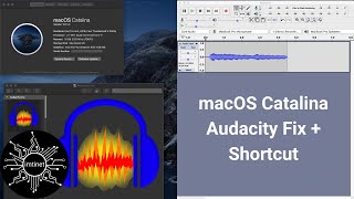 macOS Catalina Audacity 修正 + ショートカット