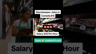 Exploring the Career Path for Storekeepers in Canada 2025: Salary $25 Per Hour #storekeeper  #shorts