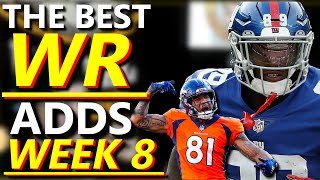 MUST ADD WIDE RECEIVERS WAIVER WIRE WEEK 8 | 2021 FANTASY FOOTBALL |