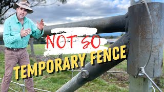 How to Escape the Pain of Wobbly Temporary Fences with Steel Posts!