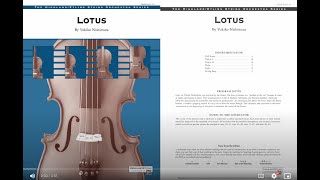 Lotus, by Yukiko Nishimura – Score \u0026 Sound