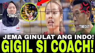 JEMA GALANZA Ginulat ang INDONESIA! | GIGIL SI COACH KAY JEMA! SEA V LEAGUE PHILIPPINES VS INDONESIA