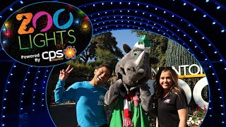 🎄 Mia gets a preview of this year's Zoo Lights at the San Antonio Zoo