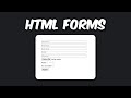 Learn HTML Forms In 7 Minutes