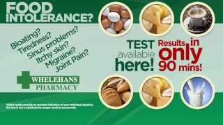 Whelehans Pharmacy Food Intolerance Tests