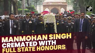 Live: Former Prime Minister Dr. Manmohan Singh cremated with full state honours at Nigam Bodh Ghat