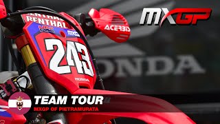 Team Tour | Team HRC | MXGP of Pietramurata 2021 #Motocross