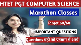 HTET MARATHON CLASS- IMPORTANT Questions HTET PGT Computer Science #nsclasses #htetpgt