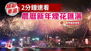 精彩重溫！2分鐘速看農曆新年煙花匯演